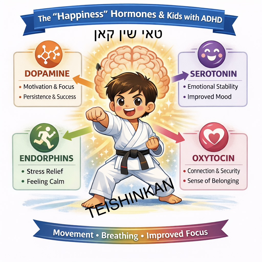 קראטה טיפולי, הורמוני האושר